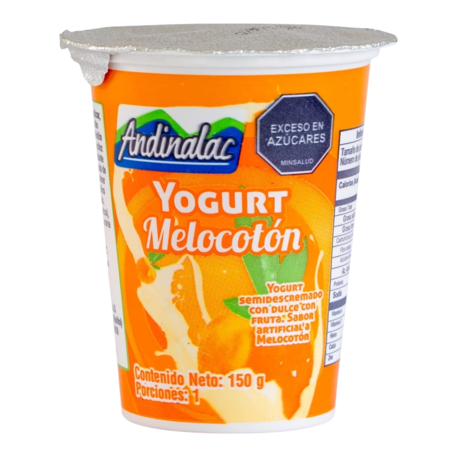Yogurt Melocotón Vaso