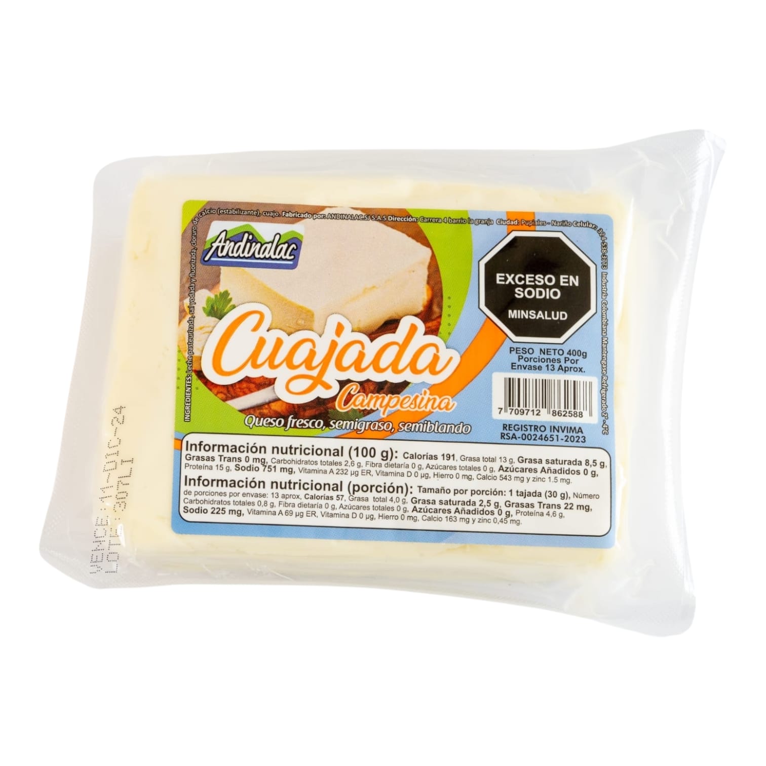 Cuajada Campesina 400g